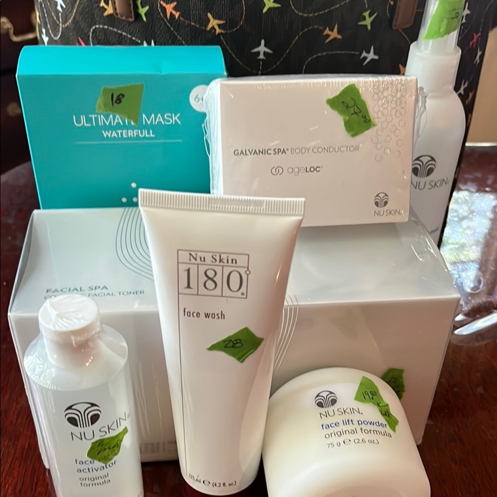 Nu Skin facial Spa Cosmetic Facial toner system & products, W body conductor